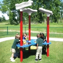 Sand and Water Table with Clouds