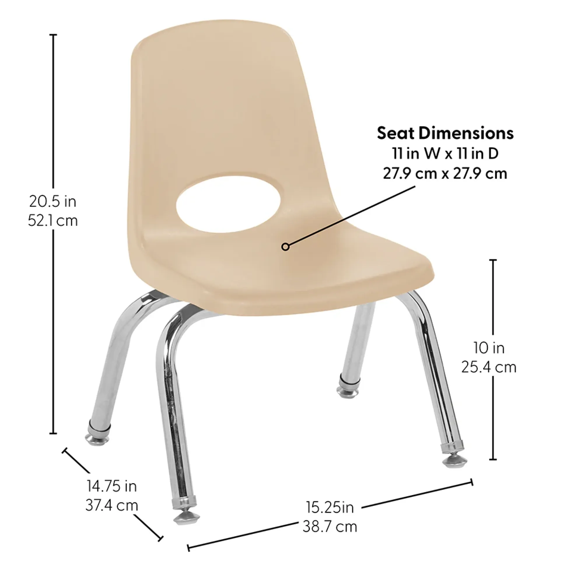 10" Sand Chairs - Set of 4
