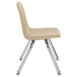 12" Sand Stack Chairs 2-Piece Set | Durable, No-Snag Classroom Seating