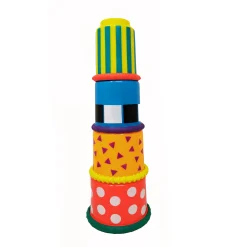 Sassy Stacking & Nesting Cups | Sensory Baby Toy for Ages 9 Months+