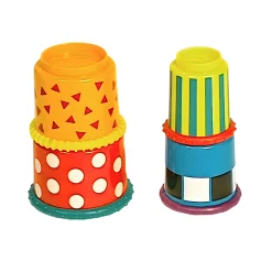 Sassy Stacking & Nesting Cups | Sensory Baby Toy for Ages 9 Months+