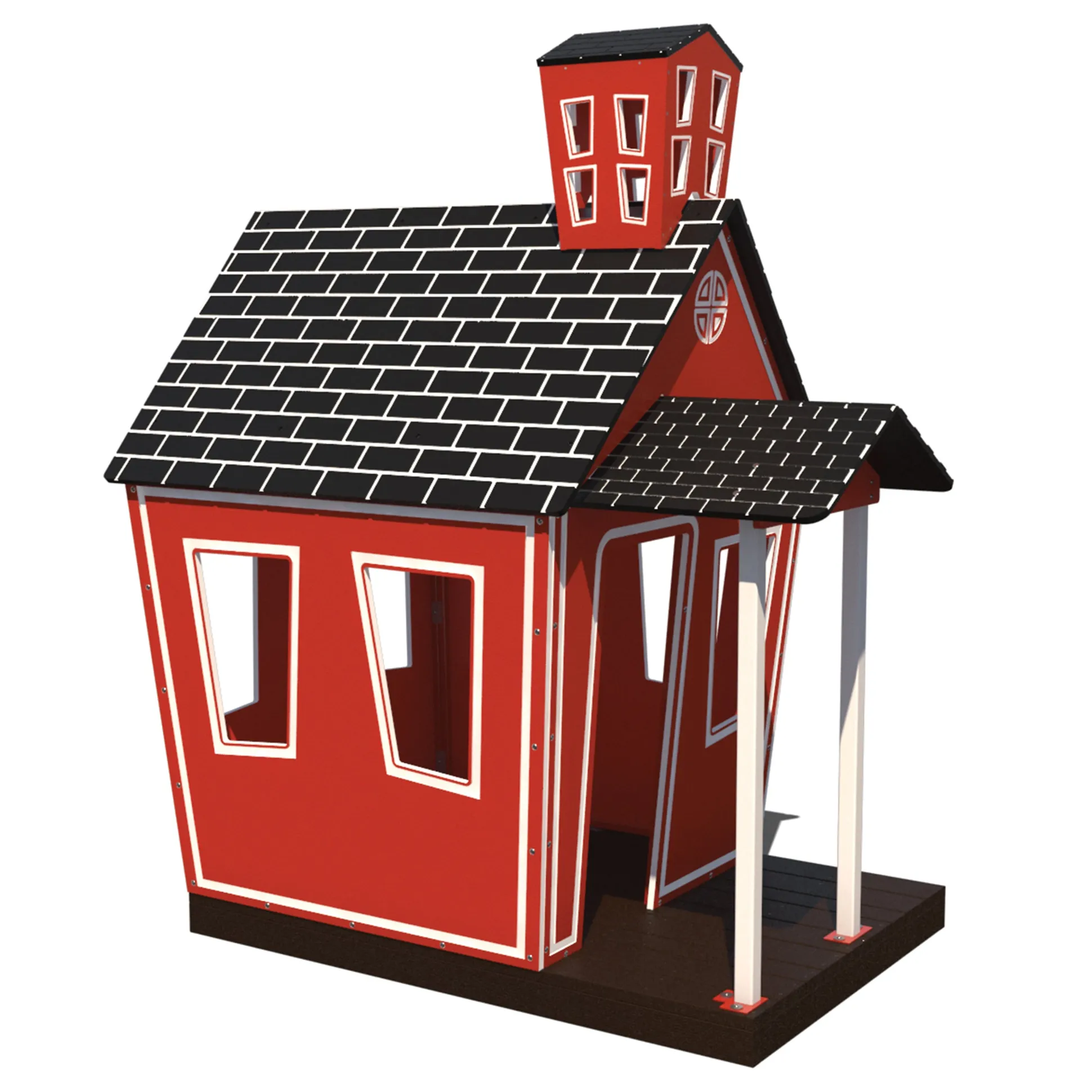 Schoolhouse Retreat Outdoor Playhouse | Preschool Dramatic Play Space