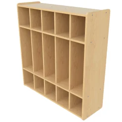 5-Section Preschool Locker & Basket Organization Center