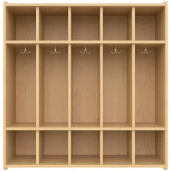 5-Section Preschool Locker & Basket Organization Center