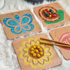 Sensory Calming Trails Tactile Board Set | Nature-Themed Mindfulness & Finger Tracing Sensory Toys