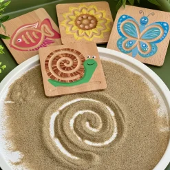 Sensory Calming Trails Tactile Board Set | Nature-Themed Mindfulness & Finger Tracing Sensory Toys