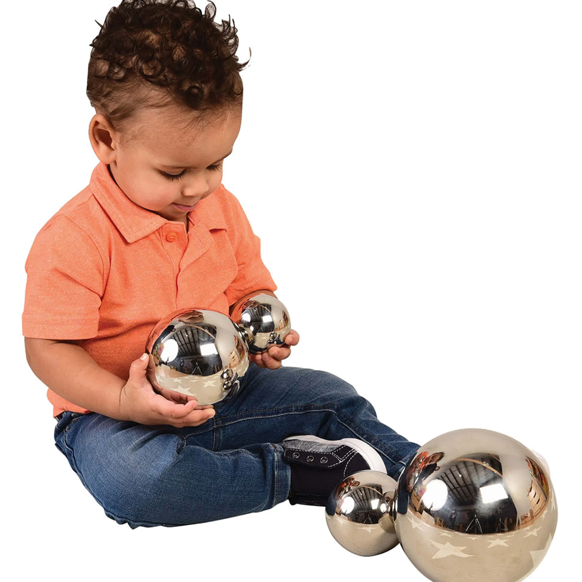 Sensory Reflective Mirror Balls Set | Stainless Steel, Fun & Engaging Play for All Ages