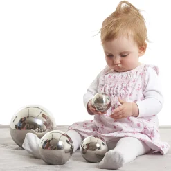 Sensory Reflective Mirror Balls Set | Stainless Steel, Fun & Engaging Play for All Ages