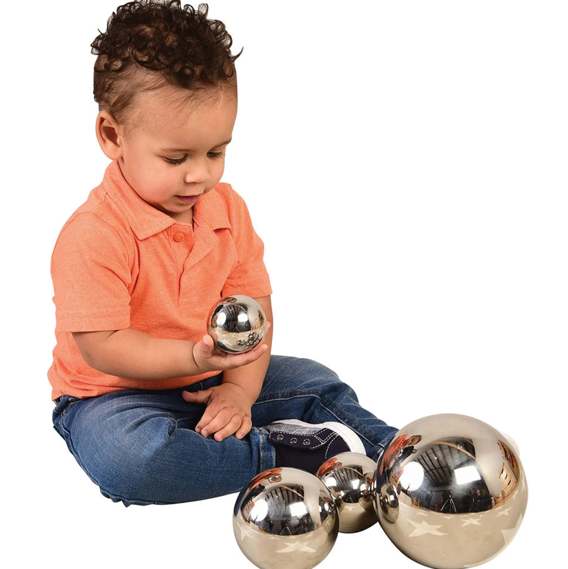 Sensory Reflective Mirror Balls Set | Stainless Steel, Fun & Engaging Play for All Ages