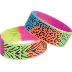Sensory Silicone Bracelets, High-Contrast - Set of 12