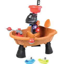 Sensory Voyage Sand & Water Table – Indoor/Outdoor Ship-Themed Water Play Table for Toddlers 18+ Months