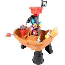 Sensory Voyage Sand & Water Table – Indoor/Outdoor Ship-Themed Water Play Table for Toddlers 18+ Months