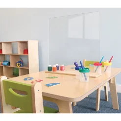 Shatterproof Clear Acrylic Panel & Partition – Painting, Safety, Easy-Clean, Indoor/Outdoor Use