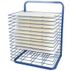 15-Shelf Sturdy Paint Classroom Drying Rack | Sturdy Powder-Coated Wire | Free-Standing