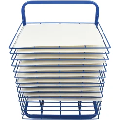15-Shelf Sturdy Paint Classroom Drying Rack | Sturdy Powder-Coated Wire | Free-Standing