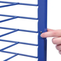 15-Shelf Sturdy Paint Classroom Drying Rack | Sturdy Powder-Coated Wire | Free-Standing