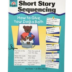 Short Story Sequencing Cut & Paste Activity Book
