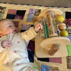Sight & Sound Sensory Drum | Eco-Friendly Spin & Discover Activity Toy