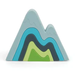 Silicone Mountain Stacker Toy | 5 Piece Soft Stacking & Teething Toy