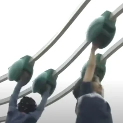 SkyGame Overhead 3-Rail Track Ride | Upper Body Challenge for Ages 5-12