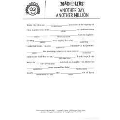 Slam Dunk Mad Libs Basketball Word Game Book