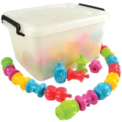 Snap & Sort Beads Set | 48 Pieces with Storage Tub