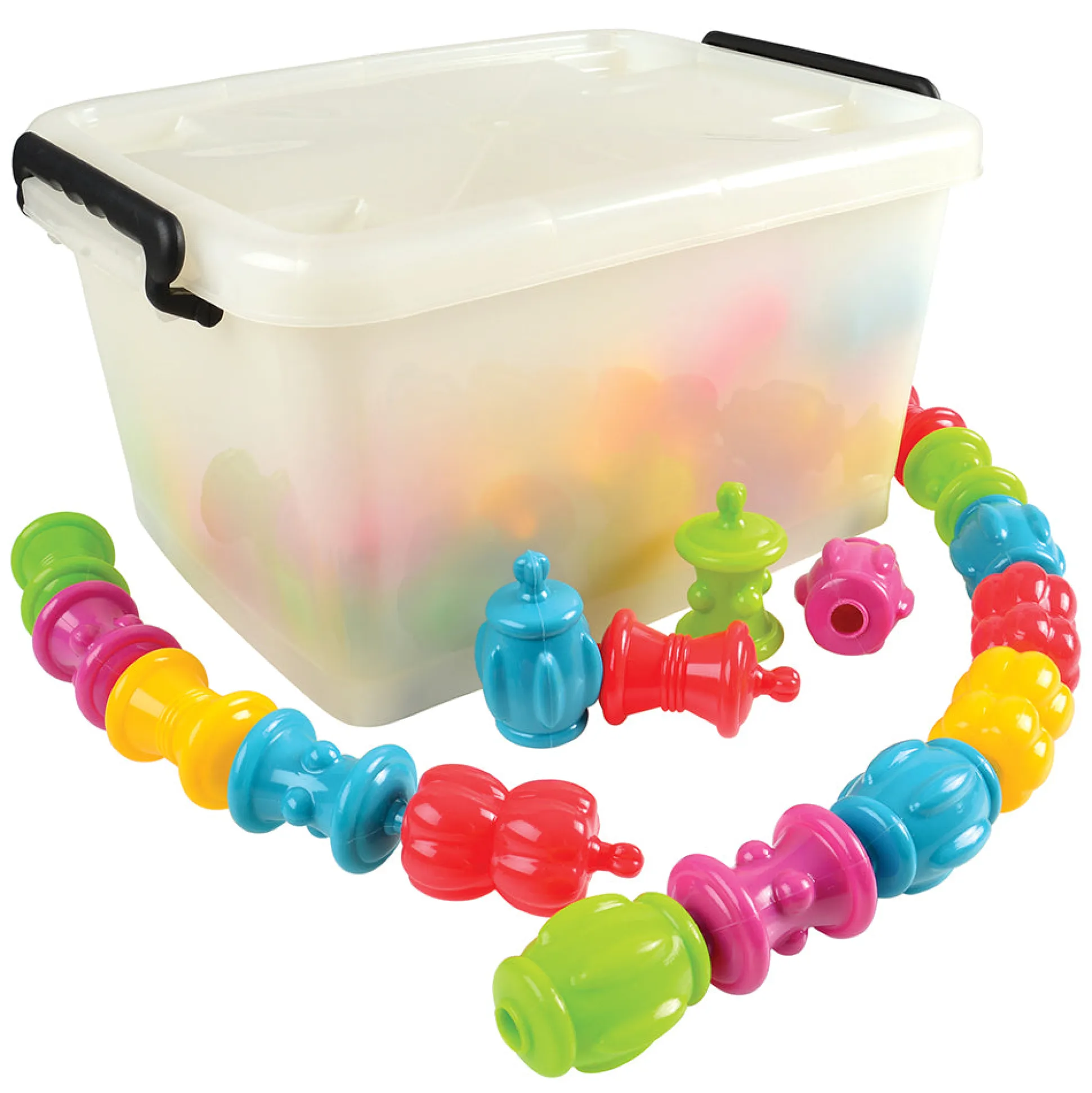 Snap & Sort Beads Set | 48 Pieces with Storage Tub