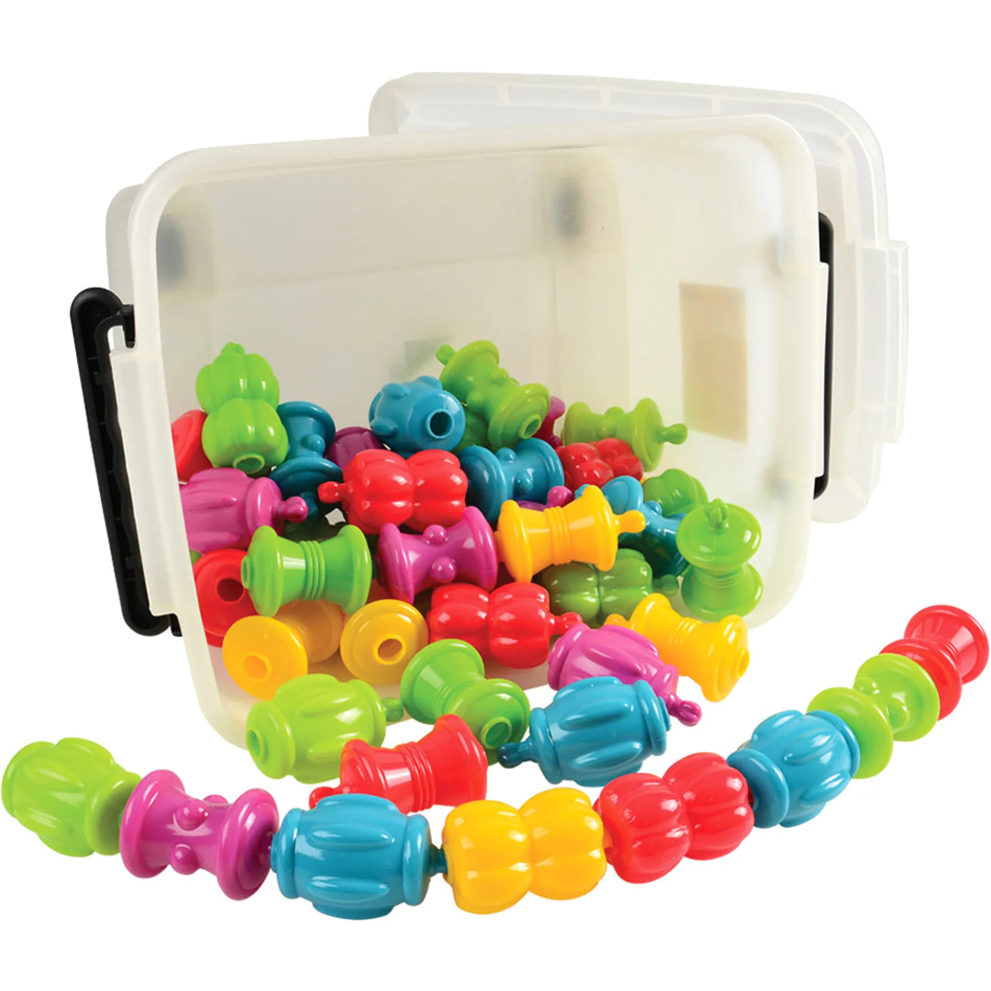 Snap & Sort Beads Set | 48 Pieces with Storage Tub
