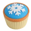 Snowflake Cupcake Erasers – Classroom Rewards