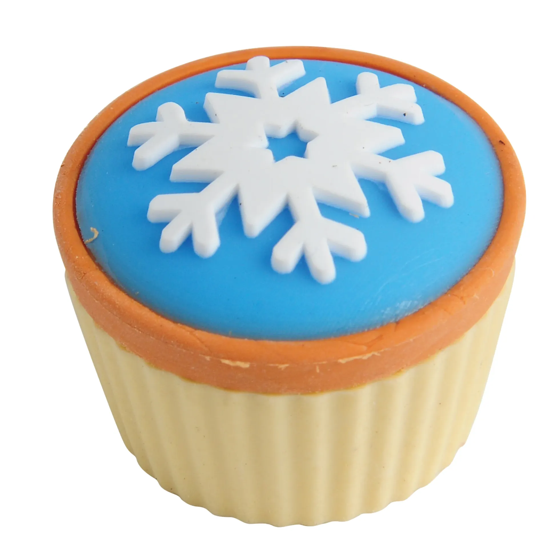 Snowflake Cupcake Erasers – Classroom Rewards