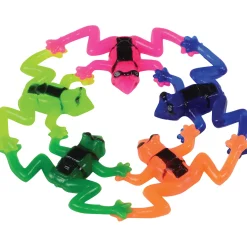 Soft Rainbow Frog Tossing Ring