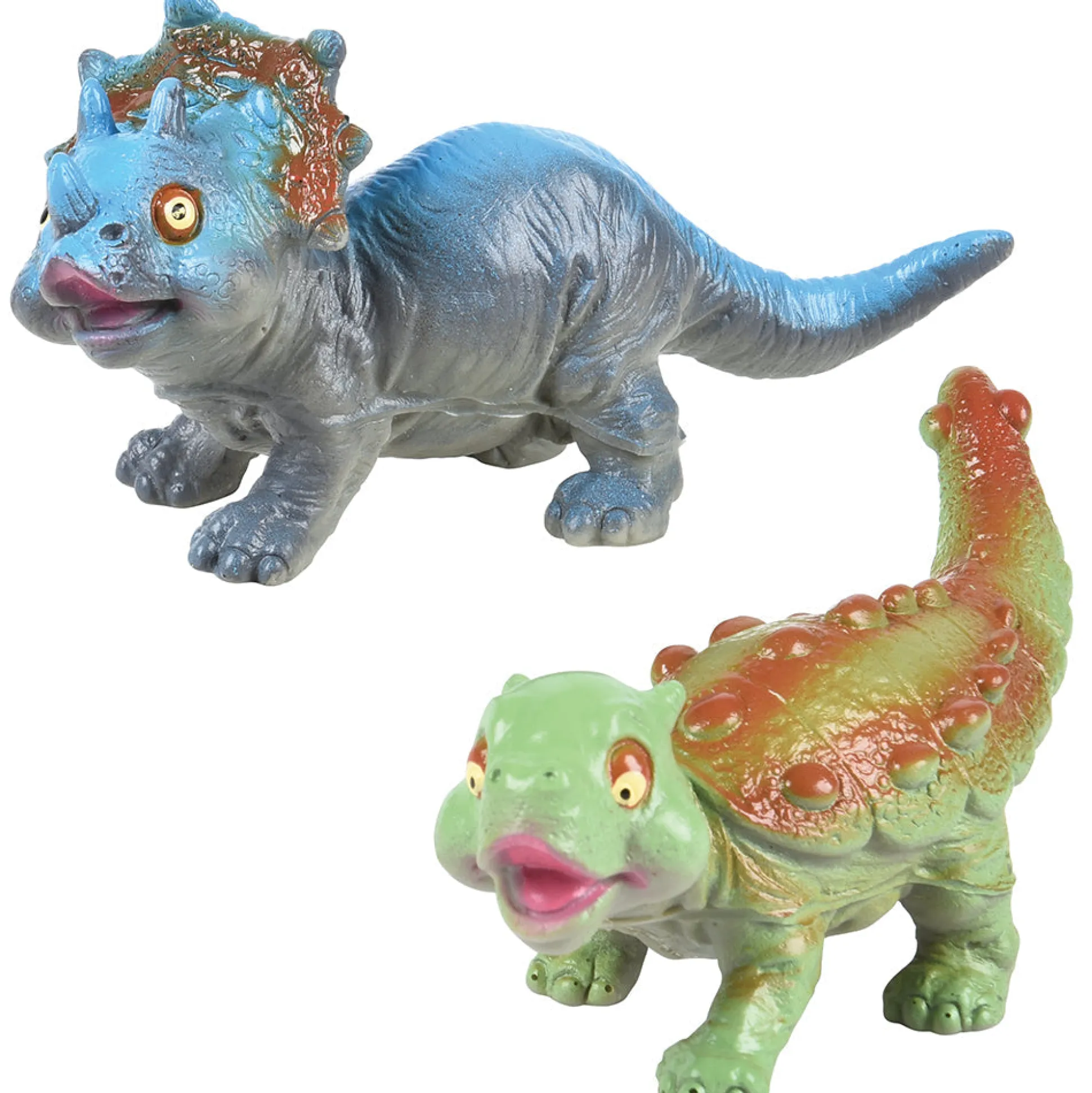 Soft Squeezable Dinosaur Set | 6 Washable Toys