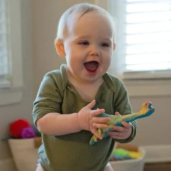 Soft Squeezable Dinosaur Set | 6 Washable Toys