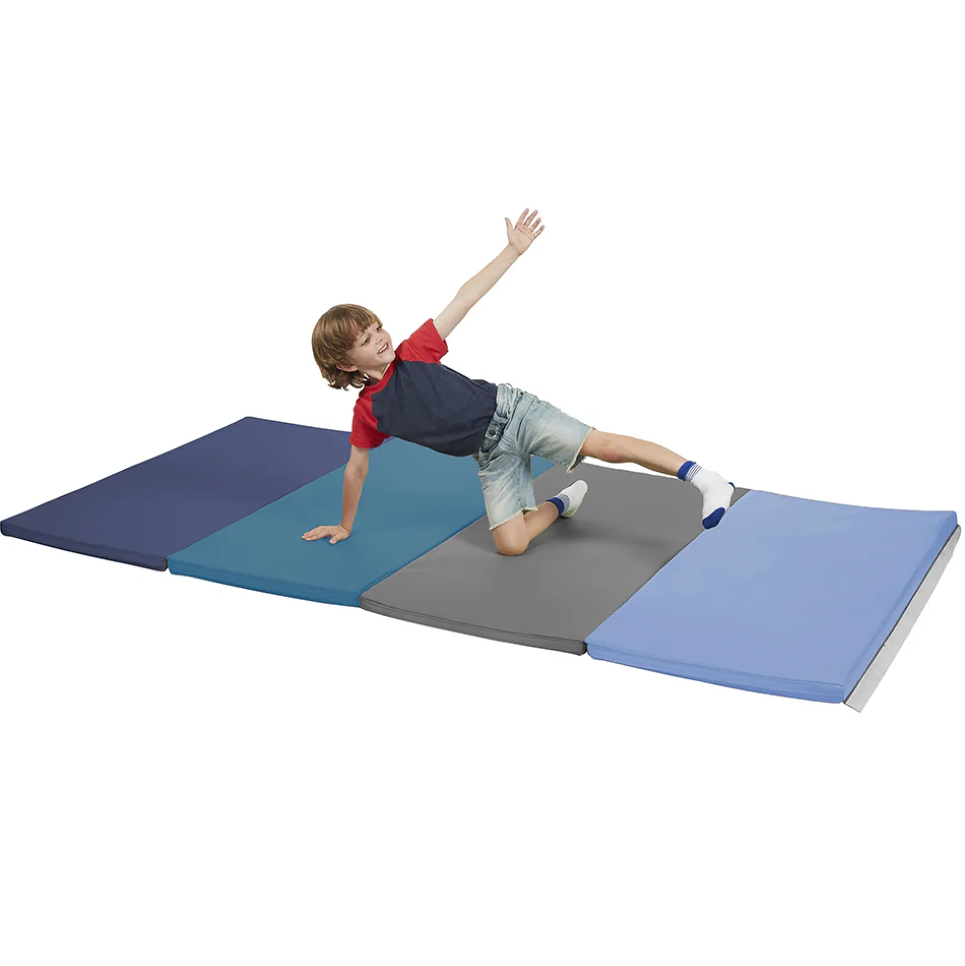Soft Tumbling Mat | 4' x 8' Thick Foam Toddler Floor Mat