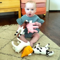 Soft Vinyl Farm Animal 5-Piece Set | Durable, Wipe-Clean Pretend Play Toys