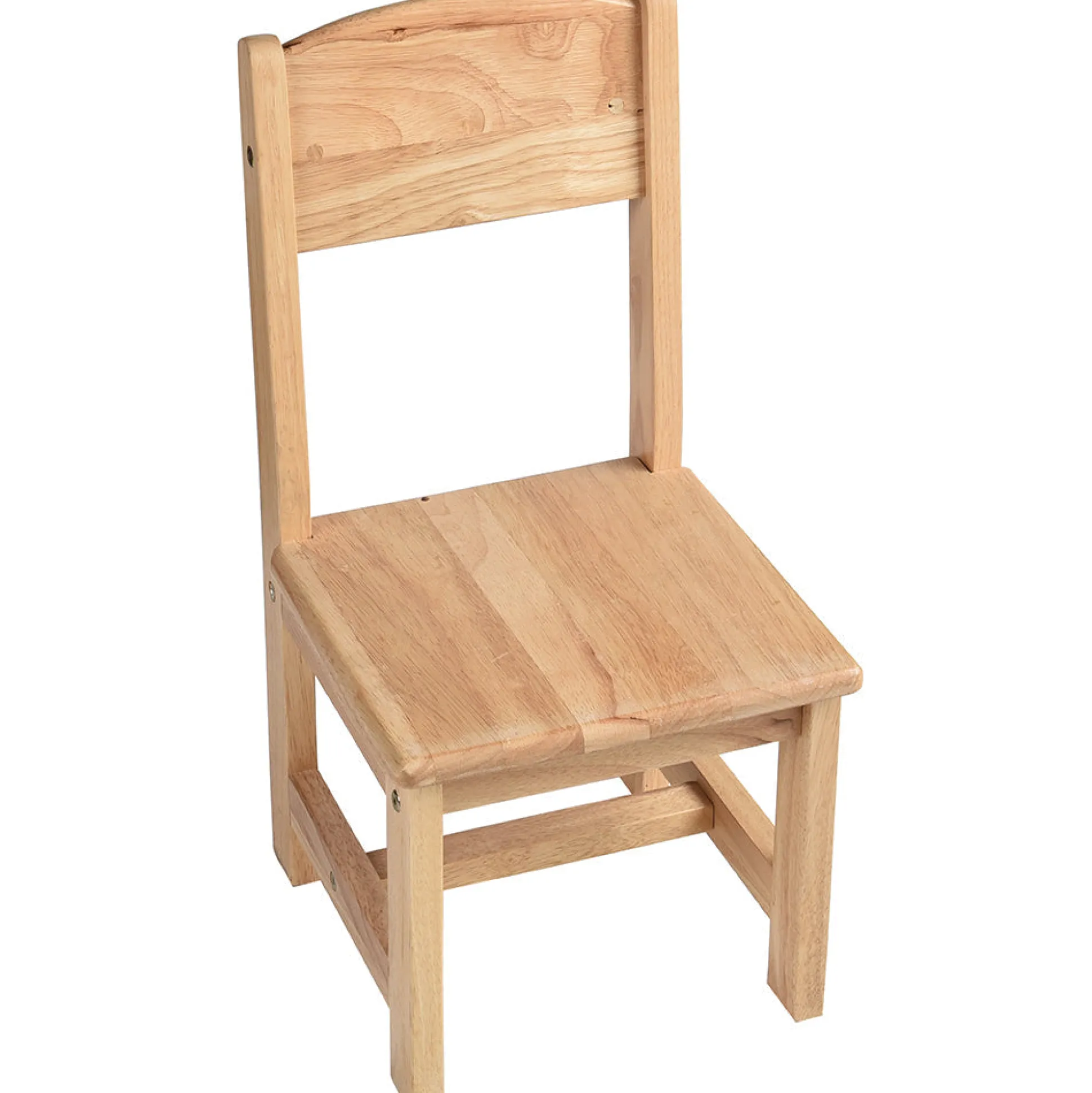 Solid Hardwood Child-Sized Chair | 10" Seat Height, Durable & Safe Classroom Seating