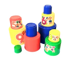 Sort, Count & Stack Toddler Cup Set | Stacking, Sorting & Counting Activity for Ages 12M+