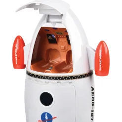 Space Mission Rocket Ship Playset with Sounds | 7-Piece Astronaut & Alien Adventure Set