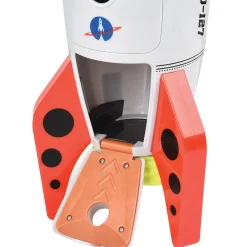 Space Mission Rocket Ship Playset with Sounds | 7-Piece Astronaut & Alien Adventure Set