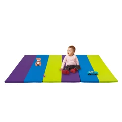 Space Saver Play Mat | Foldable Foam Floor Mat with Non-Slip Bottom