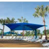 Square Cantilever Umbrella Shade Shelter | Commercial UV Protection for Playgrounds & Picnic Areas