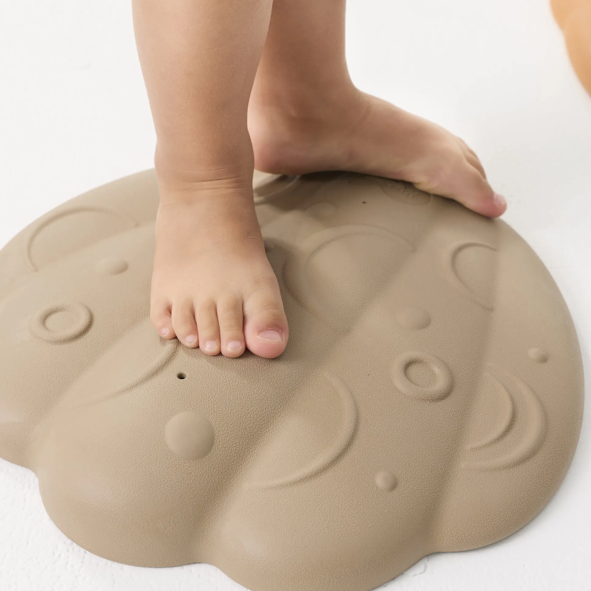 Squishy Tactile Shells Sensory Stepping Set | Textured Balance & Foot Therapy Stones with Multiple Firmness Levels