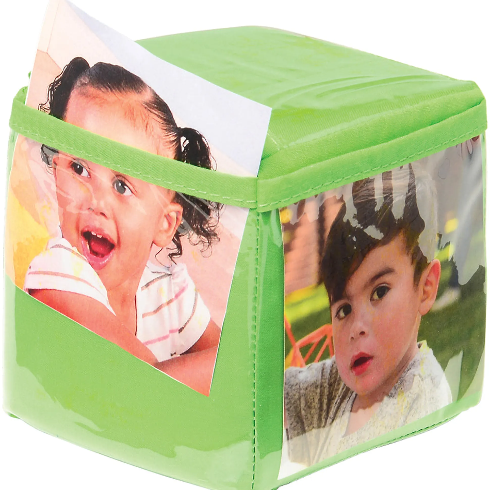 Stacking Blocks with Photo Pockets | 4-Piece Soft Foam Learning Set