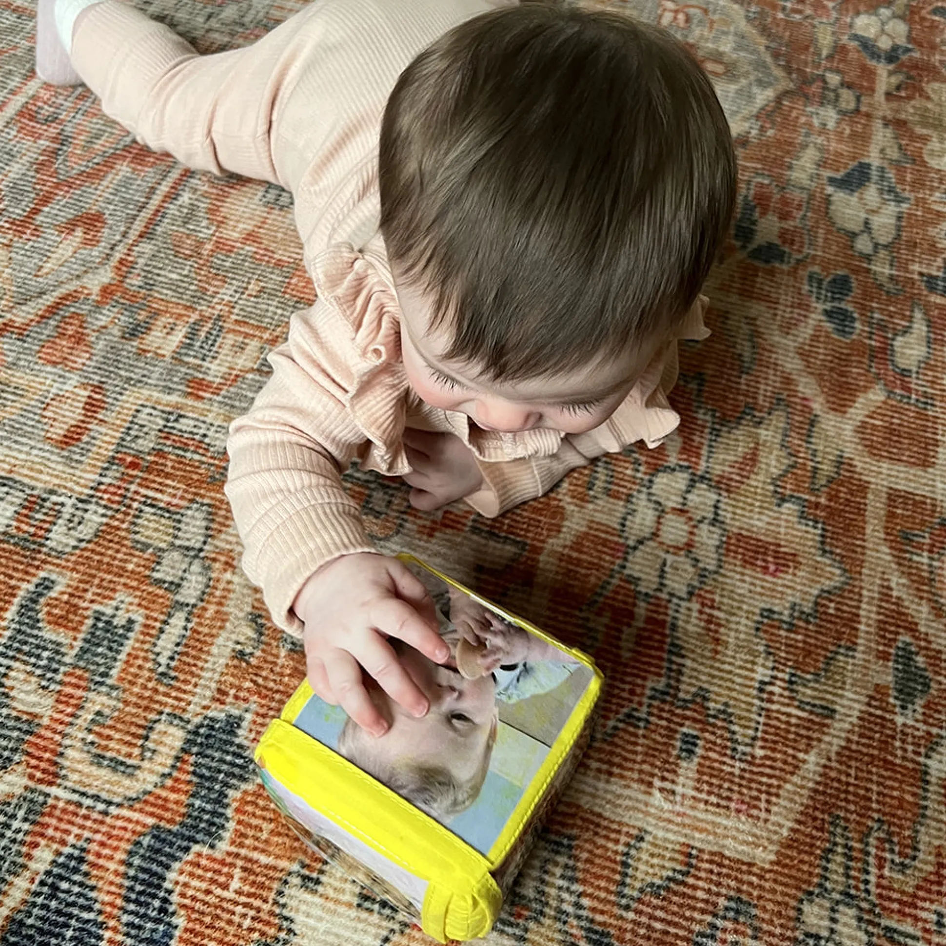 Stacking Blocks with Photo Pockets | 4-Piece Soft Foam Learning Set