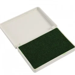 Standard Washable Green Stamp Pad with Non-Toxic Ink | Preschool Craft & Classroom Stamp Pad