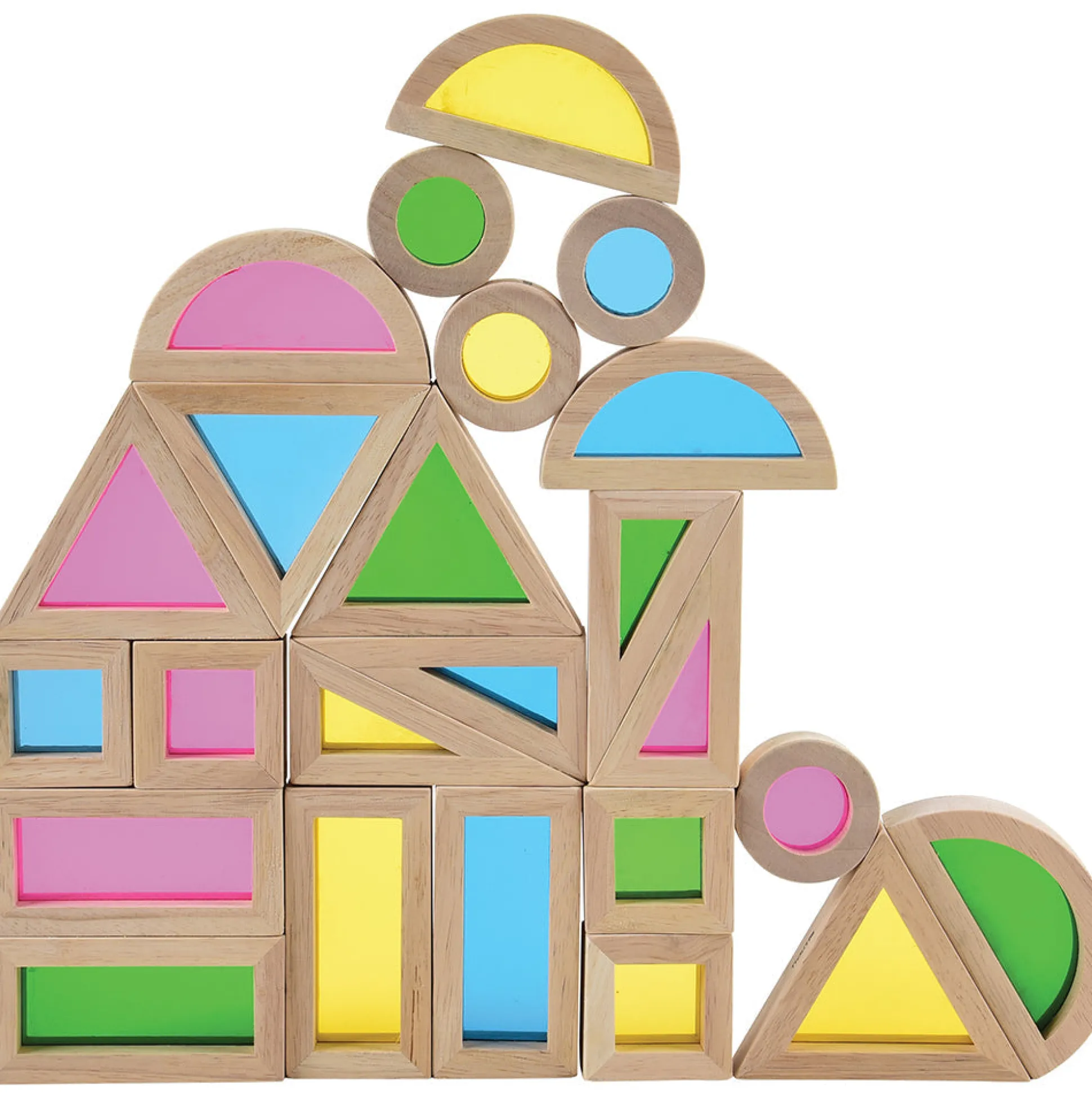 STEM Color Mixing Building Blocks | 24-Piece Light Table Set