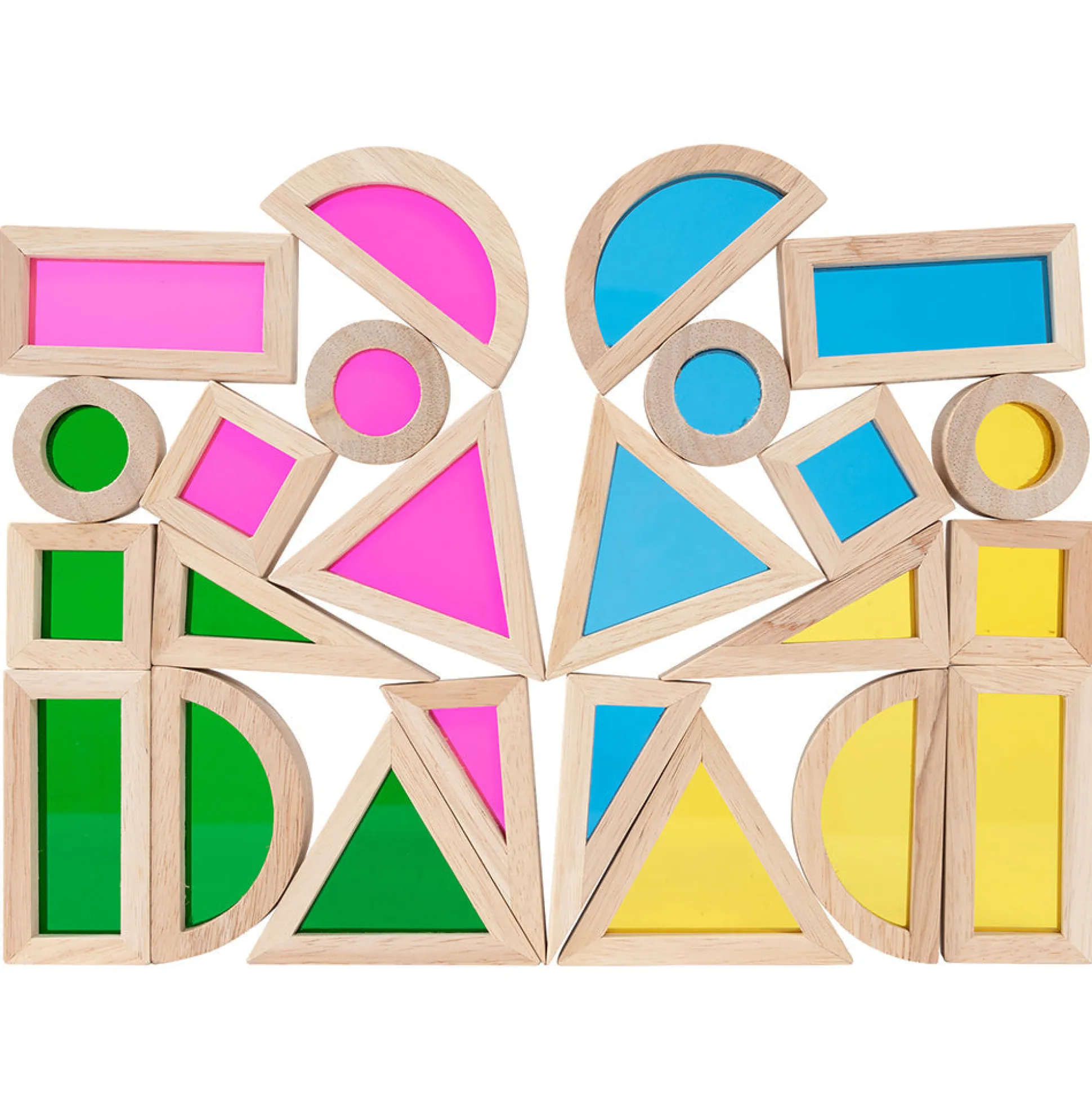 STEM Color Mixing Building Blocks | 24-Piece Light Table Set