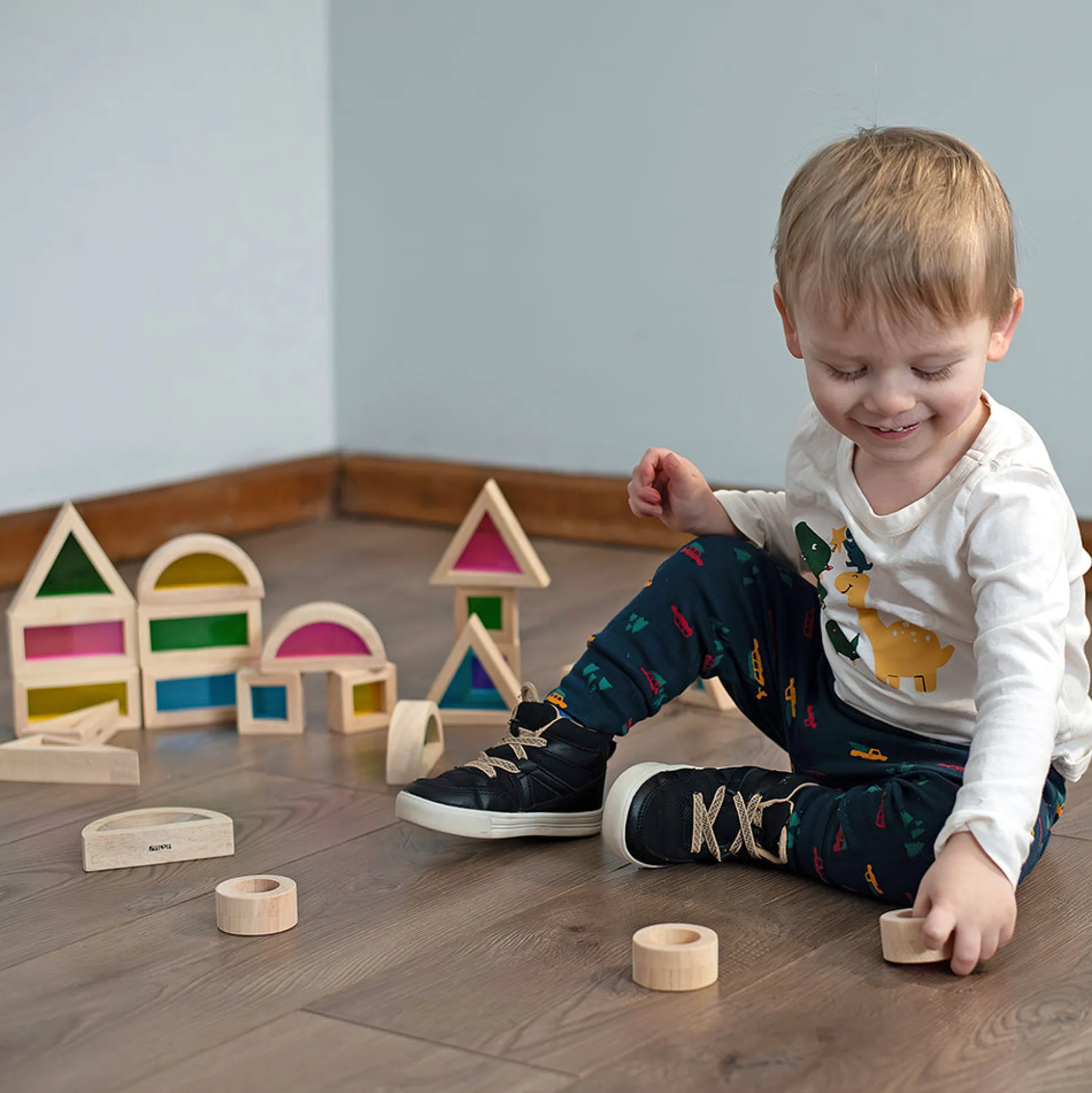 STEM Color Mixing Building Blocks | 24-Piece Light Table Set