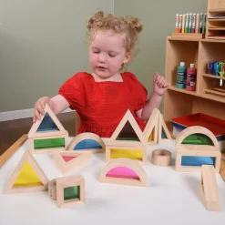 STEM Color Mixing Building Blocks | 24-Piece Light Table Set