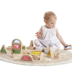 STEM Color Mixing Building Blocks | 24-Piece Light Table Set